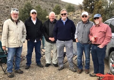 A photo of the six alumni who created the scholarship